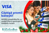 #InspirațiDeSărbători | Achită cu cardul Visa de la FinComBank şi bucură-te de premii băneşti