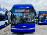 As of February 3, five more double-unit trolleybuses were introduced to Chisinau routes