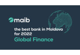 Maib named Best Bank in Moldova in 2022 by the Global Finance Magazine