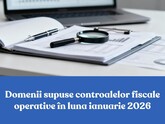 SFS a stabilit sectoarele care vor fi supuse controalelor operative în ianuarie 2026 
