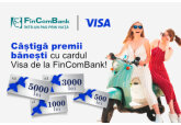 Achită cu cardul Visa de la FinComBank şi bucură-te de premii băneşti