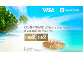 CAMPANIE PROMOȚIONALĂ: ”COMERȚBANK și Visa te premiază –  o vacanță în Maldive!”