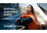 Maib offers business auto loans with a fixed interest rate of just 8.99% per year in MDL