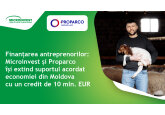 Finanțarea antreprenorilor: Microinvest și Proparco își extind suportul acordat economiei din Moldova cu un credit de 10 mln. EUR
