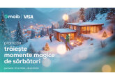 Trăiește magia sărbătorilor cu maib și Visa! Câștigă premii și transformă-ți sărbătorile de iarnă din acest an în experiențe de neuitat