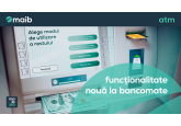 Vinde și cumpără valută în numerar la atm-urile maib, iar restul redirecționează-l pe cardul maib.
