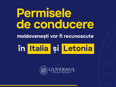 Moldovan citizens permanently residing in Italy and Latvia will be able to exchange their driving licenses without additional exams