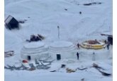 Hotelul de Gheaţă de la Bâlea Lac are patru igluuri deja construite