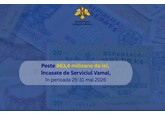 In the first five months of 2026, the Customs Service collected 16.9 billion lei for the state budget, which is 2.5% more than the amount planned for this period