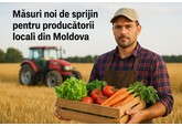 Guvernul și Parlamentul  vor anunța în curând noi măsuri de sprijinire a producătorilor locali