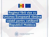 MAE: Regimul fără vize cu Uniunea Europeană rămâne în vigoare pentru cetățenii Moldovei