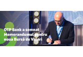 OTP Bank Moldova a semnat Memorandumul de constituire a noii Burse de Valori