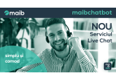 NOU! Cu live chat ești la un click distanță de serviciul asistență maib