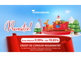 Меньше процентов - больше радости! Victoriabank предоставляет необеспеченный потребительский кредит с процентной ставкой всего 9,99%  