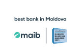 Maib – Best bank in Moldova according to EMEA Finance