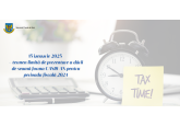 SFS: Termenul de depunere a raportului CAS18-AN pentru anul trecut expiră pe 15 ianuarie