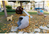 „Muzeul în afară”, o serie de instalații menite să atragă interesul pentru artefactele istorice, a fost inaugurat la Chișinău