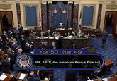 Сенат США утвердил план Байдена по спасению экономики
