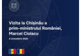 Prim-ministrul României, Marcel Ciolacu, va efectua vineri, 4 octombrie, o vizită în Republica Moldova