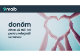 Maib întreprinde pași semnificativi pentru a sprijini refugiații ucraineni: o donație estimată la circa 10 milioane lei din partea băncii și top managementului va fi transferată pe parcursul anului 