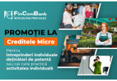 FinComBank: Promoție la Creditele pentru afaceri acordate prin programul de Microcreditare
