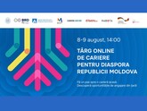 The first online job fair for the Moldovan Diaspora will be held on August 8-9
