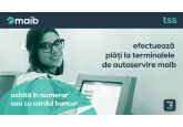Plătește cu cardul la terminalele de autoservire maib