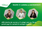 Cauți un job ca să-ți începi cariera? Află istoriile de succes a 3 tineri care au făcut primii pași în carieră la Microinvest