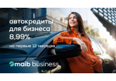 Maib oferă credite auto pentru afaceri cu dobândă fixă de doar 8,99% în lei, anual