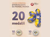 Moldovan sparkling wines won 10 gold and 10 silver medals at the prestigious Effervescents du Monde 2025 competition in Burgundy, placing Moldova among the top 10 sparkling wine producers in the world