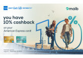 Your American Express card from maib gives you 10% cashback