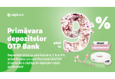 Primăvara depozitelor la OTP Bank îți aduce un card Visa Gold gratuit și șansa de a câștiga un aspirator robot performant