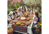 On average, families in Moldova will spend 1,245 lei on the Easter table, and almost all families will have Easter cake and homemade baked goods on the holiday table.