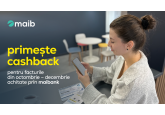 Primește cashback pentru facturile din octombrie-decembrie achitate prin maibank