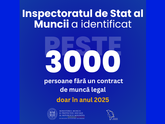 Since the beginning of 2025, over 3,000 people have been identified in Moldova who worked in almost 800 companies without being officially employed