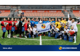 Patru echipe de femei puternice au participat la mini-turneul de fotbal caritabil, organizat de Pudra Card