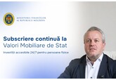 Минфин Молдовы с 4 мая запустил механизм непрерывной подписки на ГЦБ для физлиц, через электронную платформу eVMS.md
