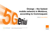 Fastest mobile network in Moldova according to Commsquare: Orange achieves the highest score in independent DSBO tests for the 14th consecutive year
