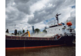 The volume of cargo transshipment through the Giurgiulesti port reached a new record in 2023, amounting to 2.17 million tons, an increase of 18.6% compared to 2022.