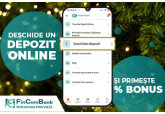Deschide un depozit online prin FinComPay app și primește bonus la rata dobânzii