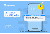 Victoriabank lansează un nou serviciu gratuit - Notificările push prin VB24 Mobile 