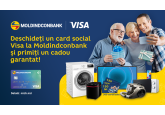 Moldindconbank oferă cadouri garantate și premii pentru beneficiarii cardurilor sociale VISA