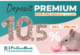 Alege Depozitul Premium de la FinComBank și bucură-te de dobândă avantajoasă