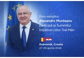 Prim-ministrul Alexandru Munteanu va prezenta, în cadrul summitului Inițiativei celor Trei Mări de la Dubrovnik, direcțiile strategice ale Moldovei privind consolidarea securității energetice, dezvoltarea infrastructurii și integrarea în rețelele regionale de transport și energie