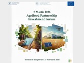 Potențialul investițional al Moldovei în sectorul agroalimentar va fi prezentat la Agrifood Partnership Investment Forum 2026, care va avea loc la Chișinău pe 5 martie