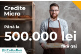 FinComBank: Credite MICRO fără gaj, până la 500.000 de lei