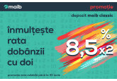 Deschide un depozit la maib și înmulțește rata dobânzii cu 2