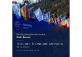 The Moldovan delegation headed by Prime Minister Dorin Recean will participate in the 55th Davos Economic Forum on January 22-23