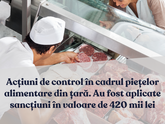 STS inspectors revealed 264 violations of pork trade rules in markets, fines totaling 420 thousand lei