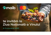 Ziua Națională a Vinului 2025: maib și Mastercard susțin celebrarea tradițiilor Moldovei 